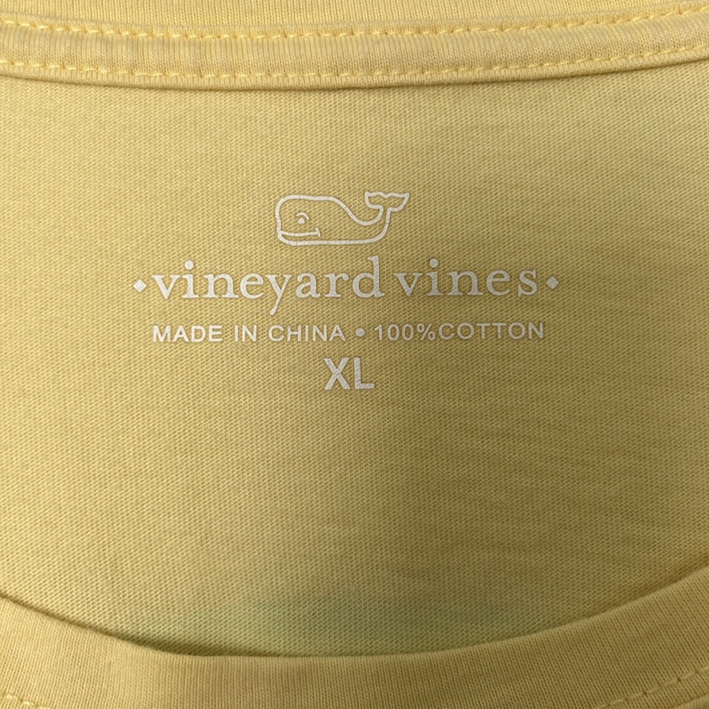 Vineyard Vines Yellow & Blue Tee - Picture 3 of 7
